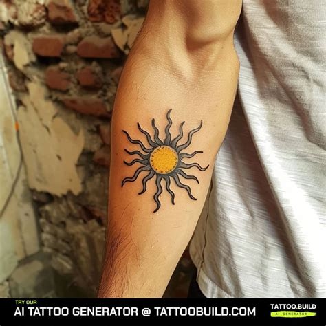 Sun Tattoo Designs For Guys Best Ideas Tattoo Build
