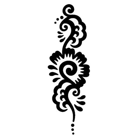 Swirl Tattoo Design Henna Stencils Swirl Tattoo Design Henna Stencils
