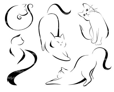 Tattoo Design Tattoo Cat Personalized Tattoo Design Digital Download