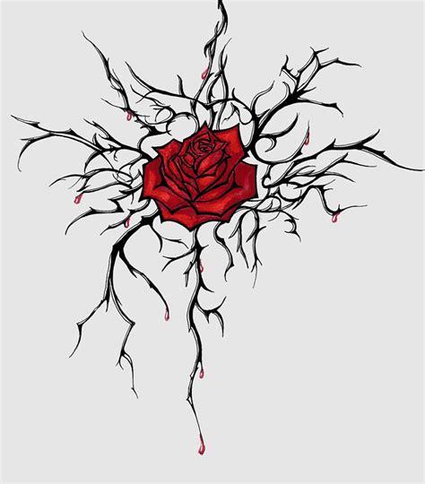 Tattoo Designs A Rose With Thorns Rose Tattoo Rose Tattoo Png