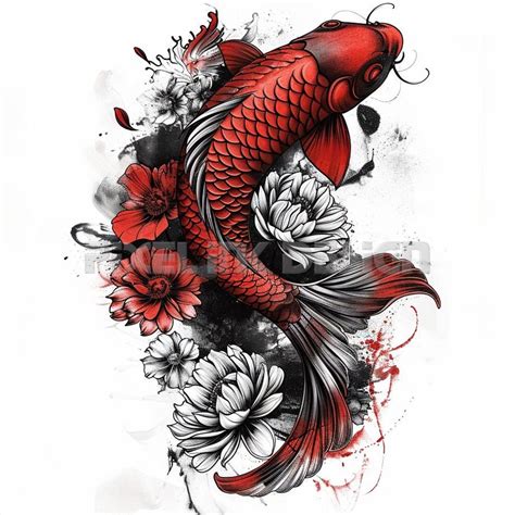 Tattoo Designs Coy Fish