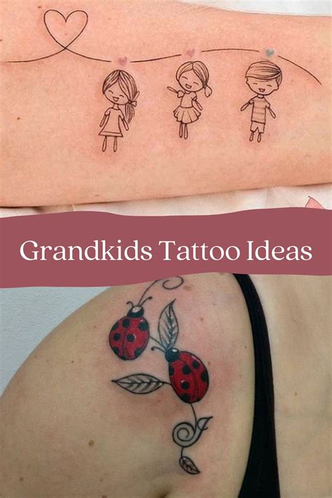 Tattoo Designs For Grandkids Tattoo Style Trends