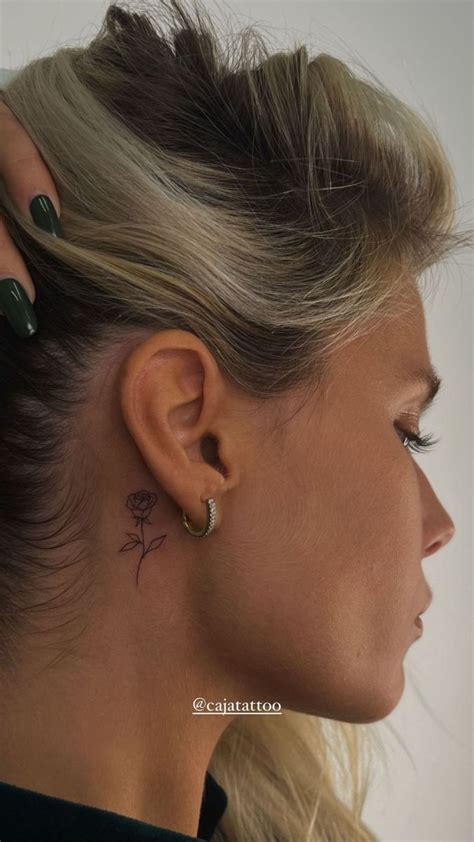 Tattoo Designs For Women Behind The Ear Tattoo Designs For Women Behind The Ear