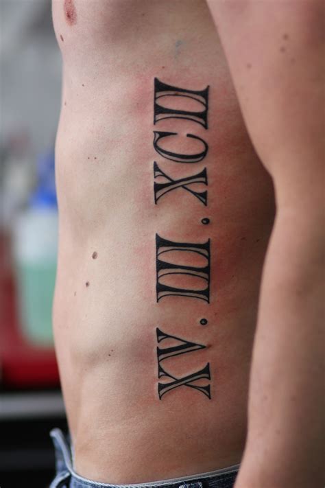 Tattoo Designs Of Roman Numerals