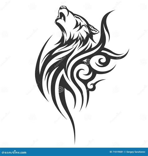 Tattoo Designs Tribal Wolf