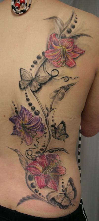 Tattoo Flowers Butterfly 1 2 By 2Face Tattoo On Deviantart
