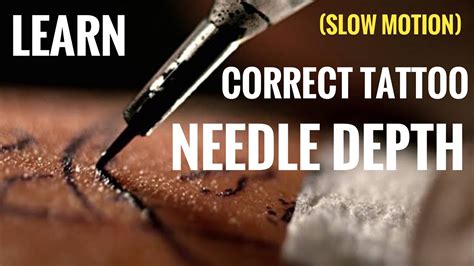Tattoo Needle Depth For Lining