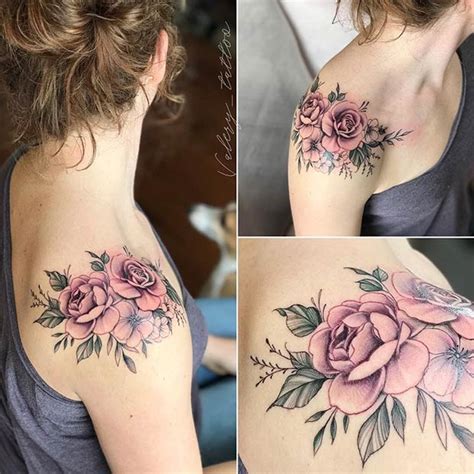 Tattoo Roses On The Shoulder At Cindy Jacobson Blog