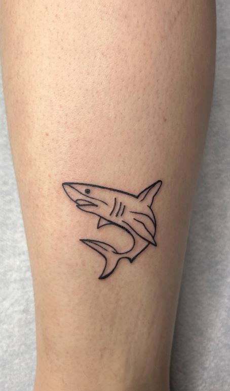 Tattoo Shark Minimalist Shark Tattoos Small Shark Tattoo Simple