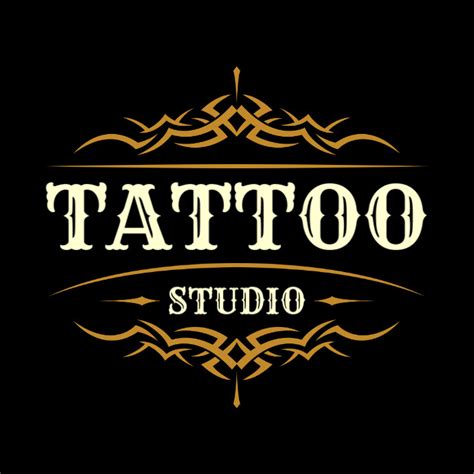 Tattoo Studio Logo Template Postermywall Tattoo Studio Logo Template Postermywall
