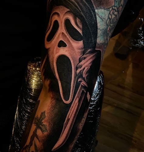Tattoo Uploaded By Dark Shadows Tattoo Scream Mask Tattoodo