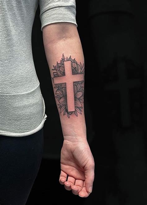 Tattoos For Men On Arm Cross