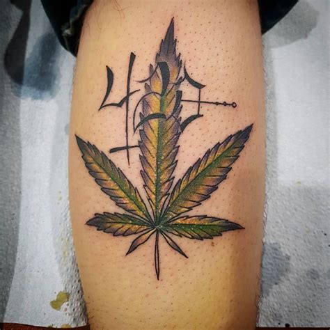 Tattoos Of Weed Designs