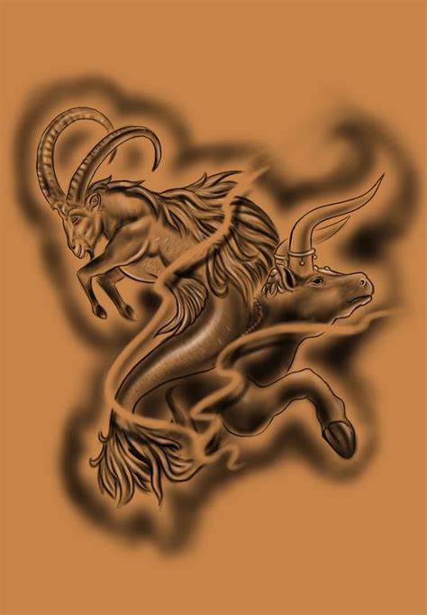 Taurus And Capricorn Tattoo
