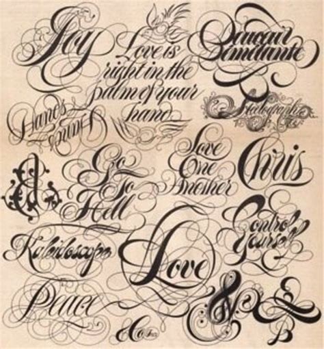 The Art Of Choosing The Perfect Font And Lettering For A New Tattoo The Art Of Choosing The Perfect Font And Lettering For A New Tattoo