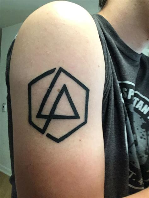 The Linkin Park Logo By Tom From All Saints Tattoo In Toms River Nj R The Linkin Park Logo By Tom From All Saints Tattoo In Toms River Nj R