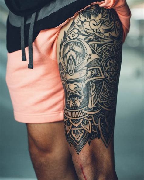 Thigh Tattoo Designs Male