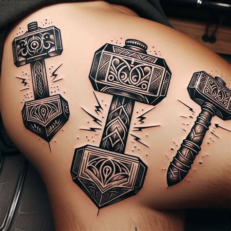 Thor Hammer Tattoo Ideas