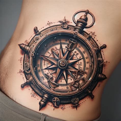 Time And Compass Tattoo Tattoodo Time And Compass Tattoo Tattoodo