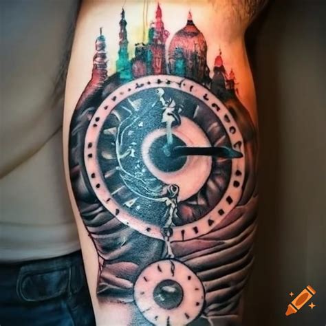 Time Related Tattoo Designs