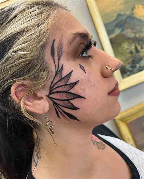 Top Trending Face Tattoos For Women In 2022 Tattoosdesignidea