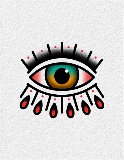 Traditional Eye Tattoo Design Artofit