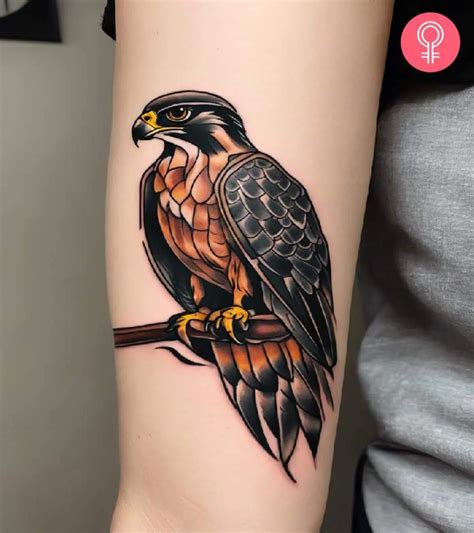 Traditional Falcon Tattoo Traditional Falcon Tattoo
