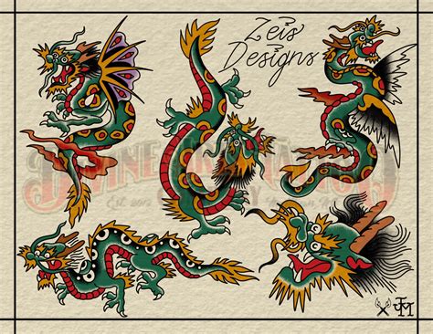 Traditional Japanese Dragon Flash