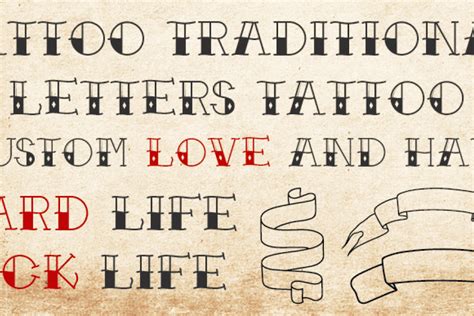 Traditional Tattoo Font Download Traditional Tattoo Font Download