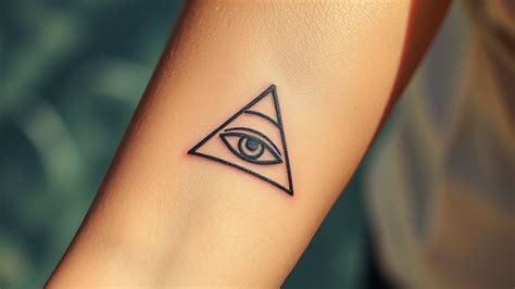 Triangle With Eye Tattoo Meaning And Symbolism Pure Beauty