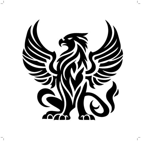 Tribal Gryphon Tattoo