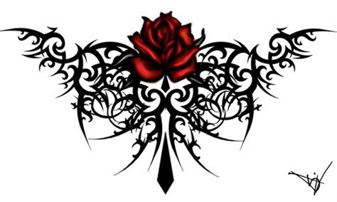 Tribal Rose Tattoos For Men Tribal Rose Tattoos For Men