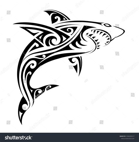 Tribal Shark Tattoo For Women