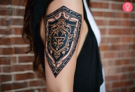 Tribal Shield Tattoos