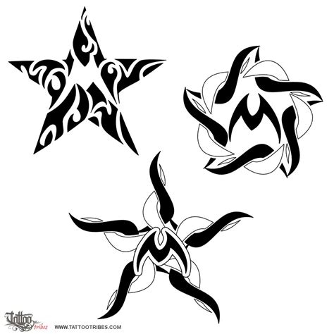 Tribal Tattoo Designs Star Tribal Tattoo Designs Star