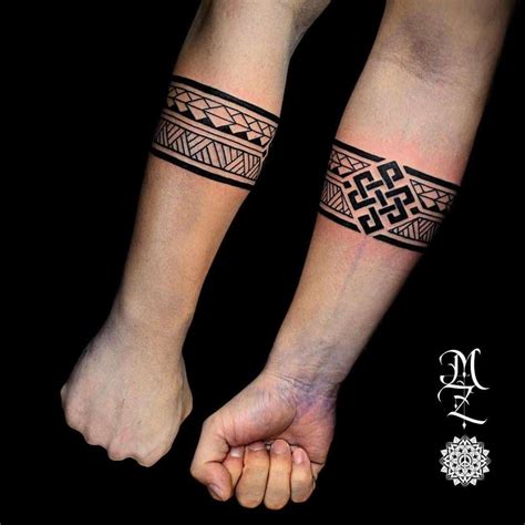 Tribal Wrist Tattoos Armband Tattoos For Men Forearm Band Tattoos