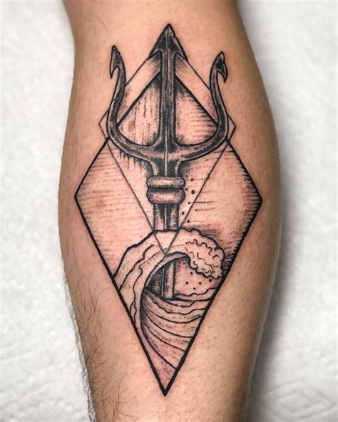 Trident Poseidon Tattoo Printable Computer Tools