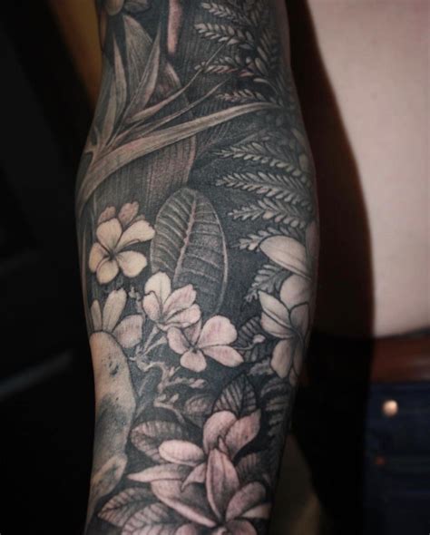 Tropical Flower Tattoos For Men Tropical Flower Tattoos For Men
