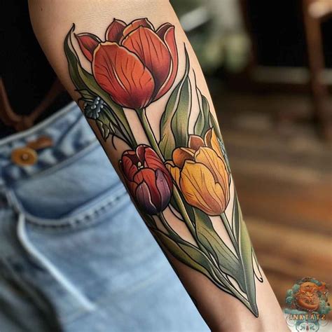 Unfolding Beauty Exploring The Symbolism And History Of Tulip Tattoos Unfolding Beauty Exploring The Symbolism And History Of Tulip Tattoos
