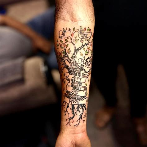 Unique Family Tree Tattoos