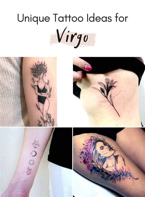 Unique Virgo Tattoos From Bold To Simple Minimalist To Out Of This