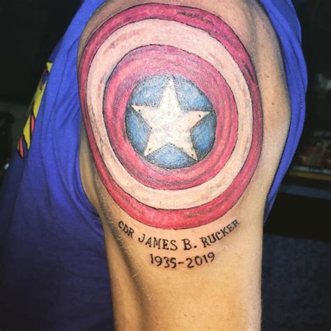 Updated 40 Heroic Captain America Tattoos