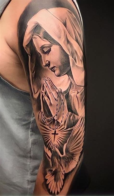 Virgin Mary Catholic Tattoo