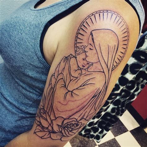 Virgin Mary Tattoo