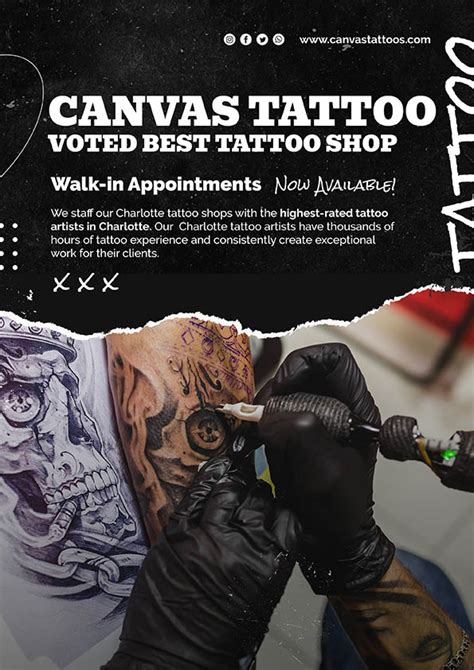 Voted Best Tattoo Shop Charlotte Nc Canvas Tattoo Amp Art Galler Voted Best Tattoo Shop Charlotte Nc Canvas Tattoo Amp Art Galler