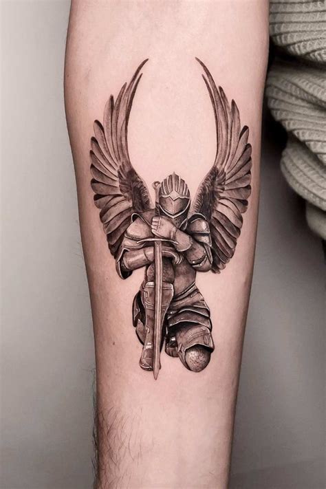 Warrior Angel Tattoo Designs