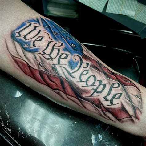 We The People Tattoo Chest