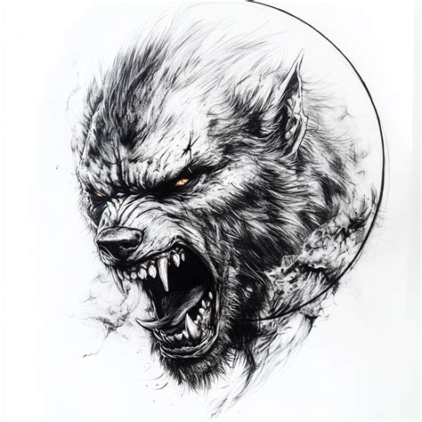 Werewolf Tattoo Flash A Comprehensive Guide To Temporary Wolf Tattoos For All Occasions