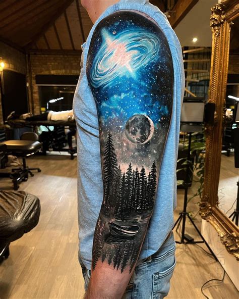 What Goes With A Galaxy Universe Themed Tattoo R Tattoodesigns