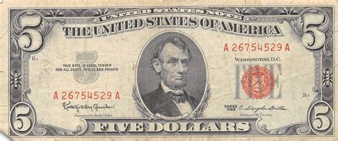 Who is on the 5 Dollar Bill?